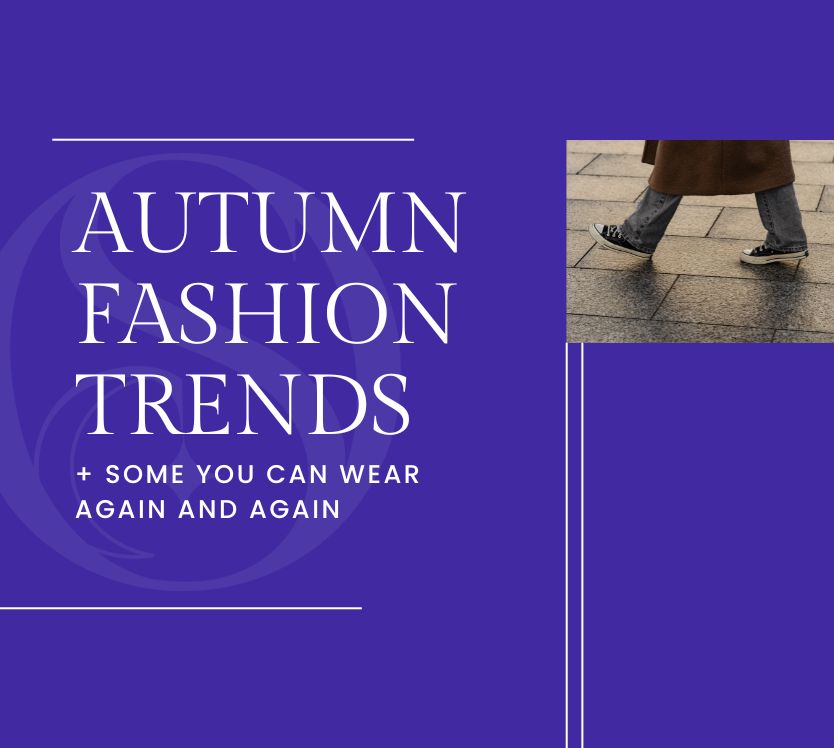 Purple background with 'Autumn Fashion Trends' on the front