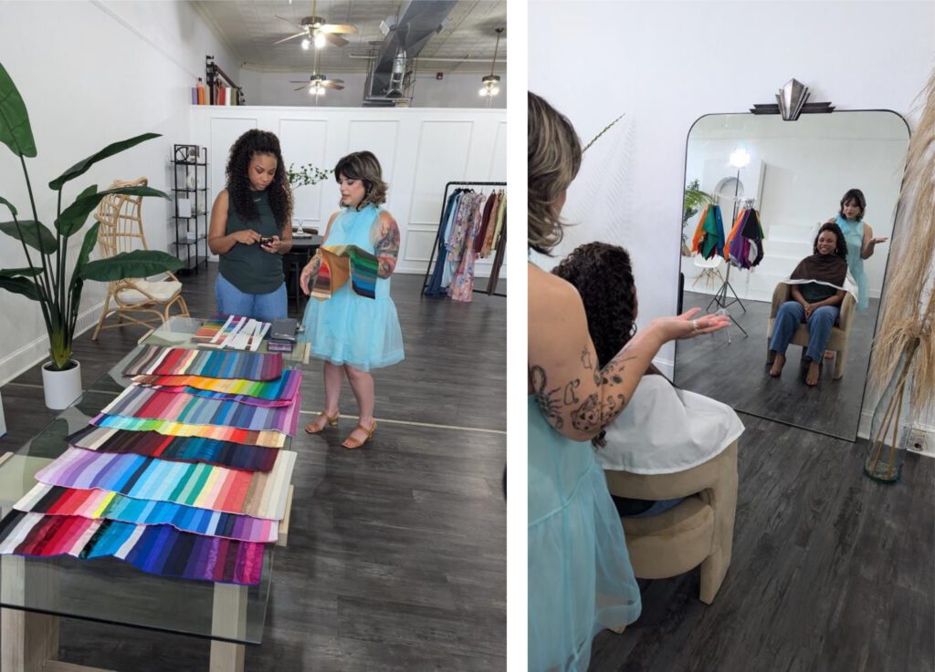 Color Analysis Session and Events with Susan Padron Intuitive Stylist